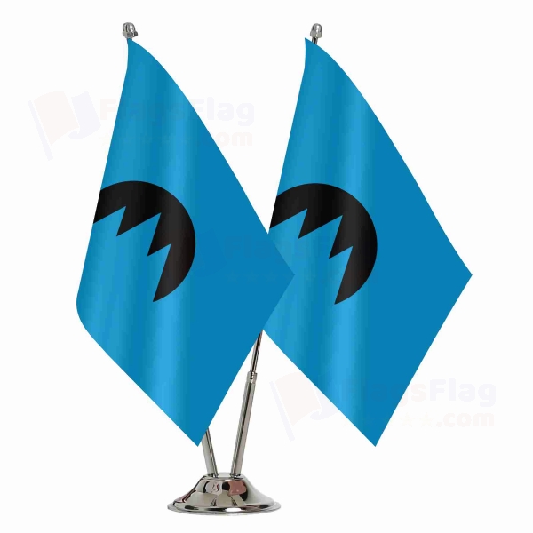 Glacier Republic 2 Table Flags