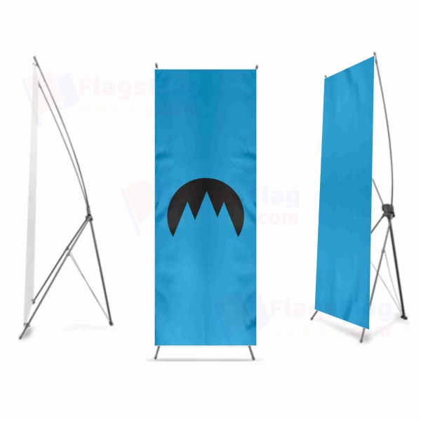 Glacier Republic Digital Print X Banner