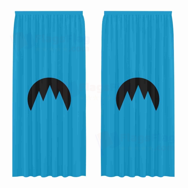 Glacier Republic Digital Printed Curtains