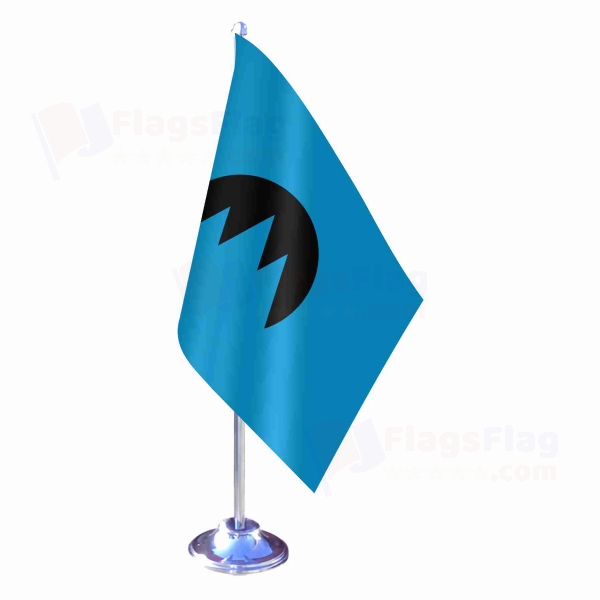 Glacier Republic Single Table Flag