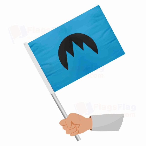 Glacier Republic Stick Flag
