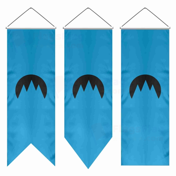 Glacier Republic Swallowtail Flags
