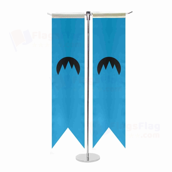 Glacier Republic T Table Flag