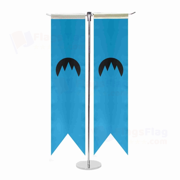 Glacier Republic T Table Flags