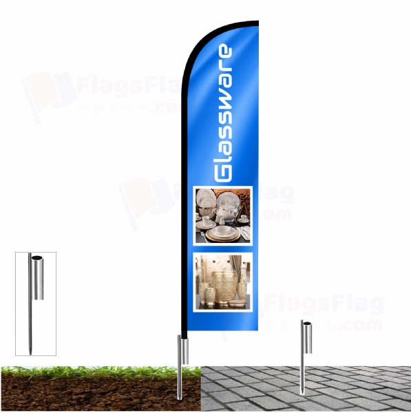 Glassware Advertising Flags