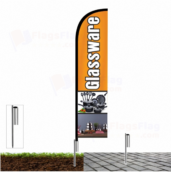 Glassware Beach Flag