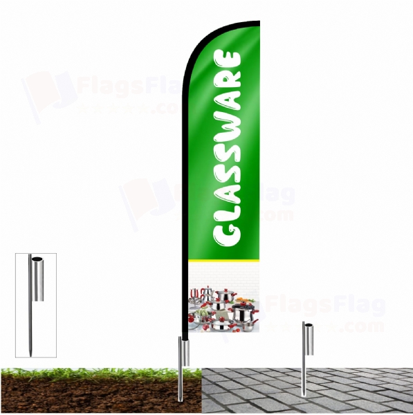 Glassware Beach Flags