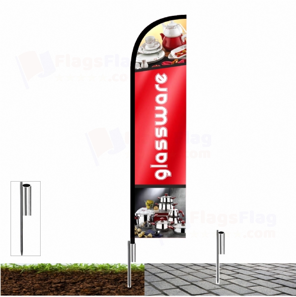Glassware Road Flags