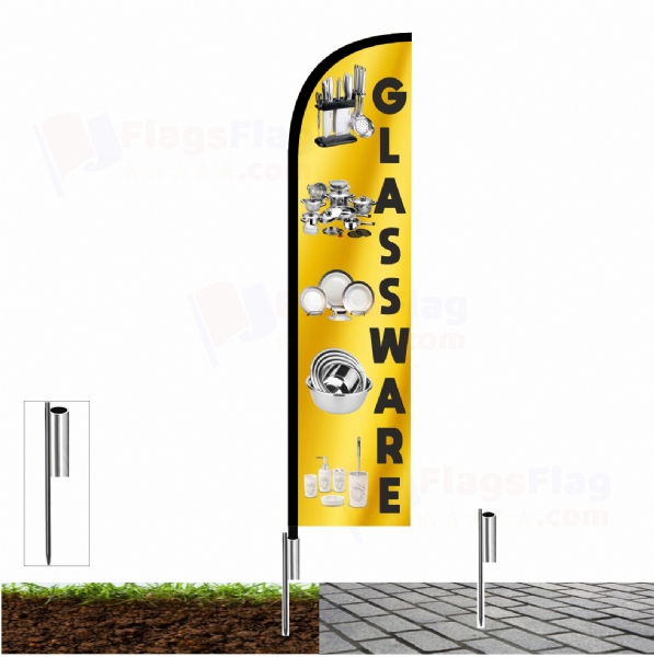 Glassware Sail Flag