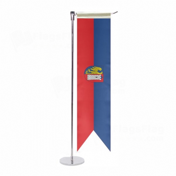 Gliwice L Table Flag