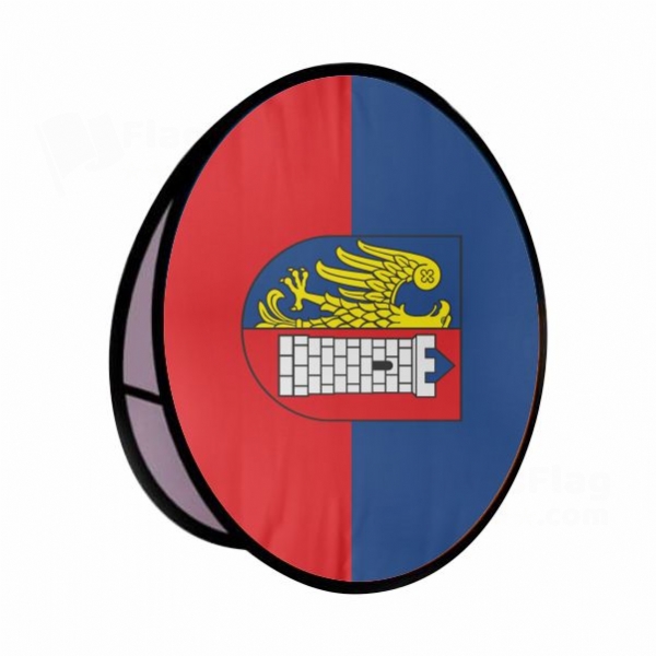 Gliwice Round Cloth Banner Display Stands