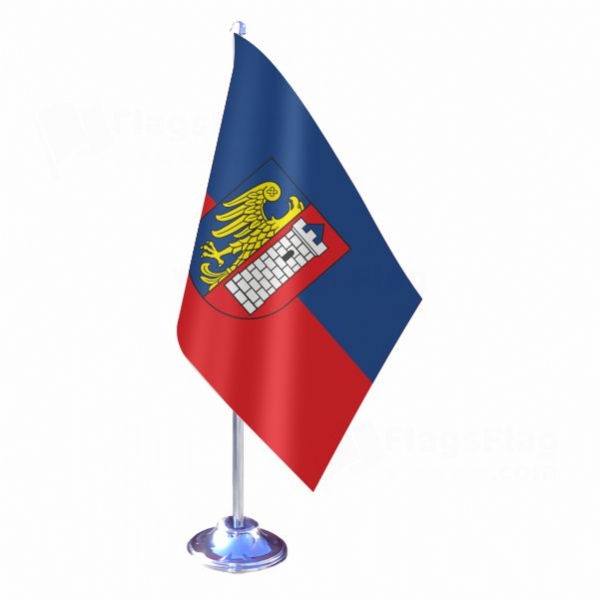 Gliwice Single Table Flag