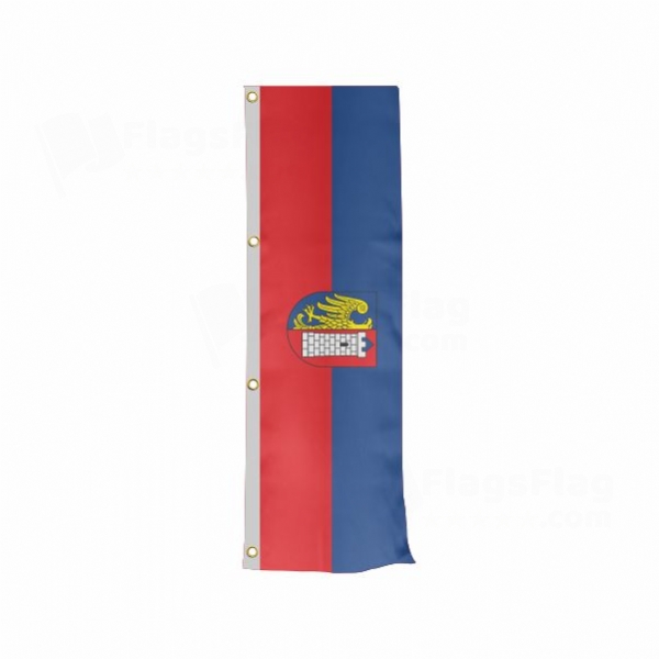 Gliwice Vertically Raised Flags