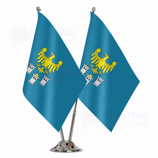 Gliwicki 2 Table Flags