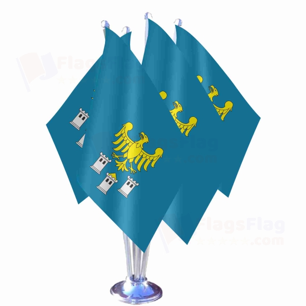 Gliwicki Quadruple Table Flag