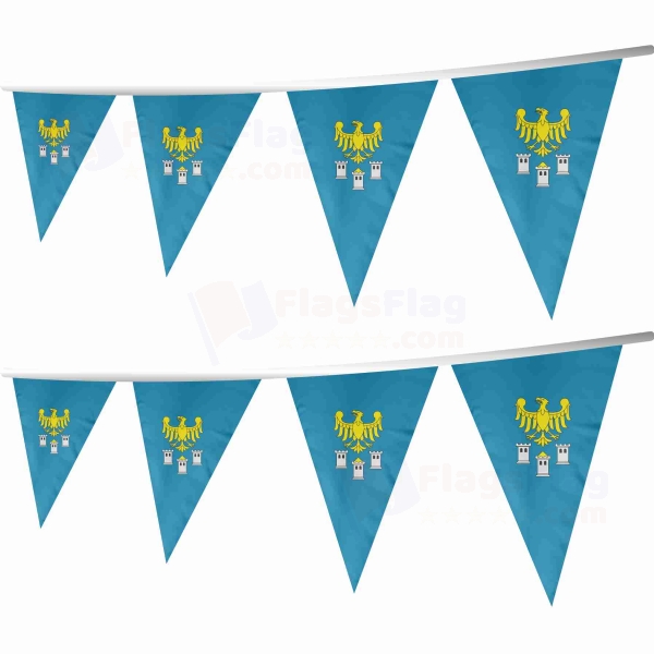 Gliwicki Stringed Triangle Flag