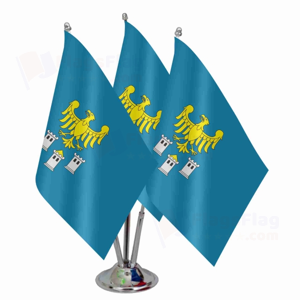 Gliwicki Triple Table Flag
