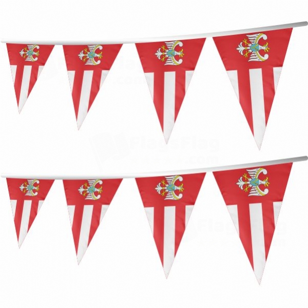 Gnieznienski Stringed Triangle Flag