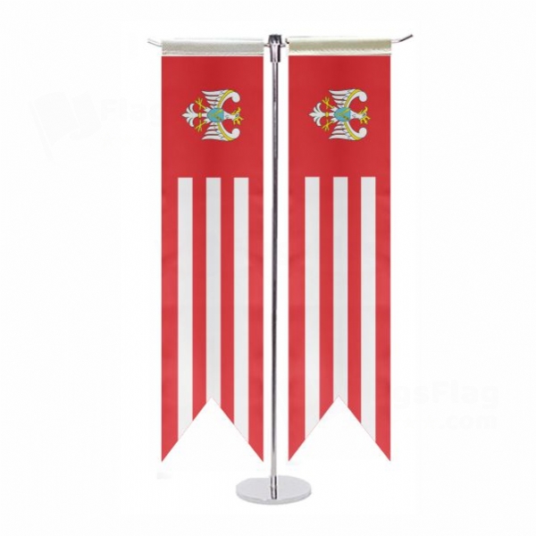 Gnieznienski T Table Flag
