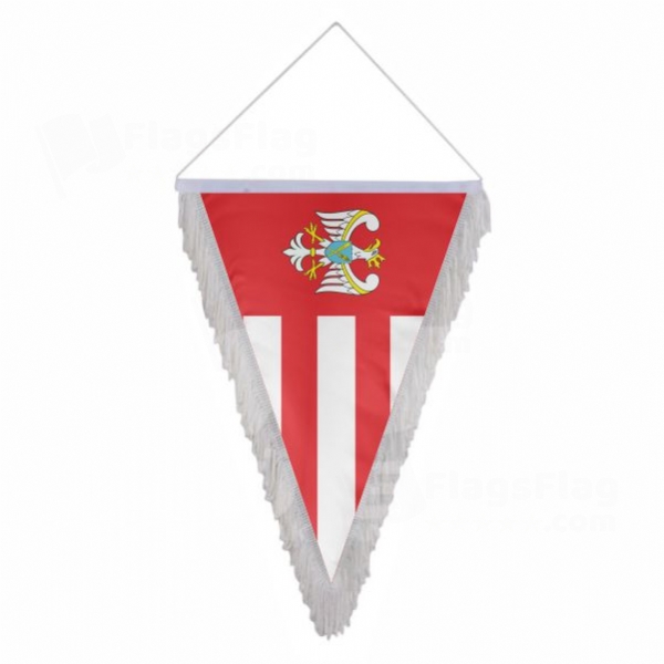 Gnieznienski Triangle Fringed Streamers
