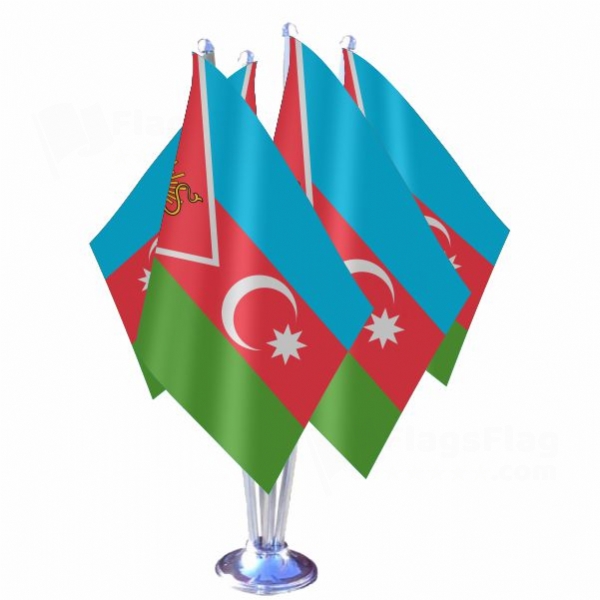 Gokcha Zangezur Republic Quadruple Table Flag
