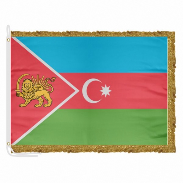 Gokcha Zangezur Republic Satin Office Flag