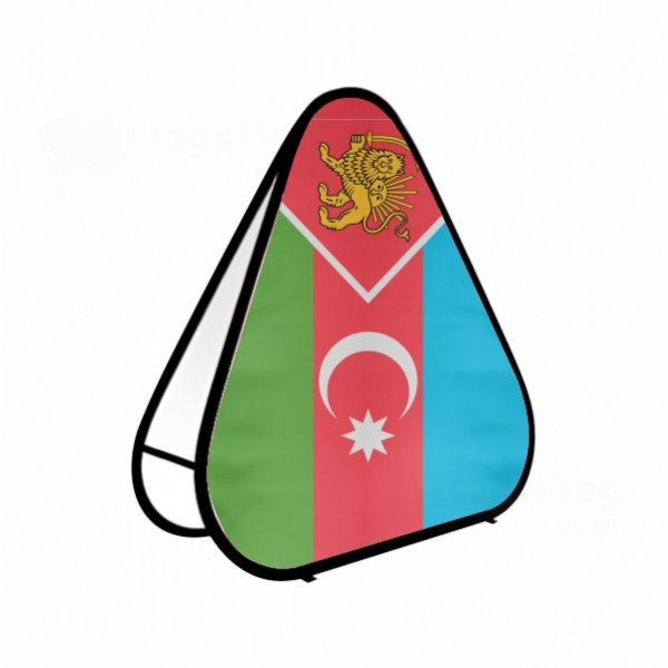 Gokcha Zangezur Republic Triangle Fabric Banner Display Stands
