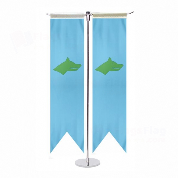 Gokturk Empire T Table Flags