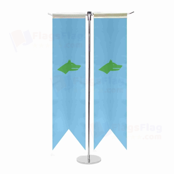 G�kt�rks Khaganate T Table Flag