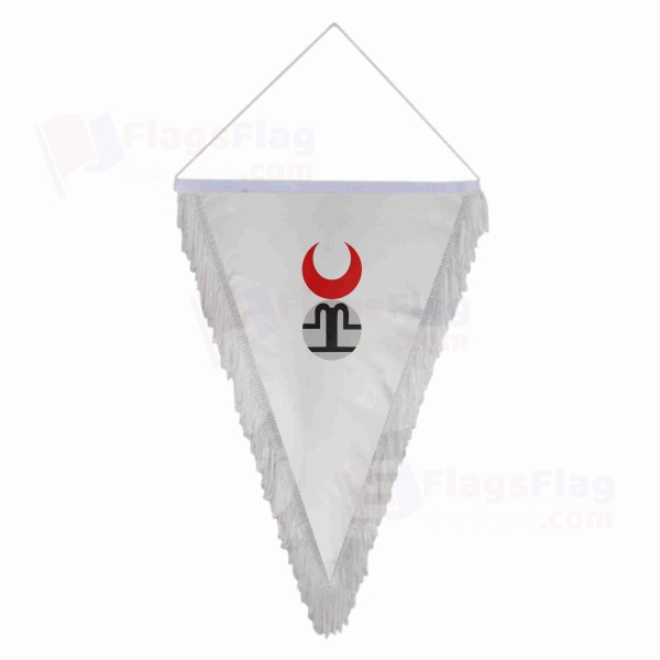 Golden Horde Triangle Fringed Streamers