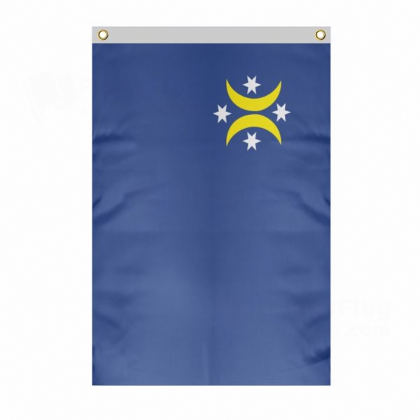 Goleniow Large Size Flag Hanging on Building