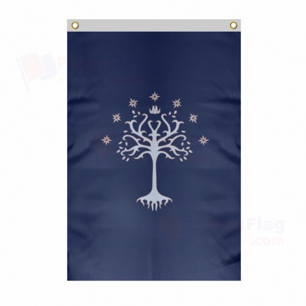 Gondor Large Size Flag Hanging on Building