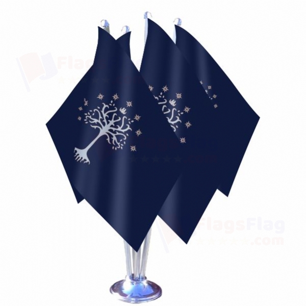Gondor Quadruple Table Flag