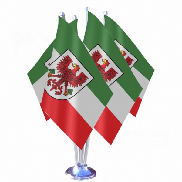 Gorzow Wielkopolski Quadruple Table Flag