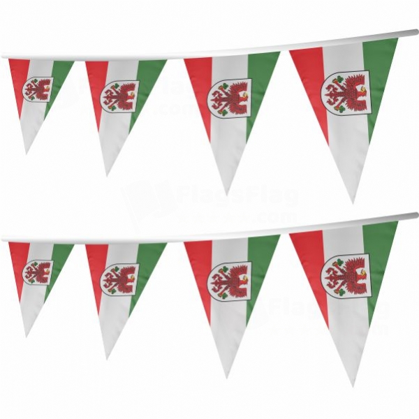 Gorzow Wielkopolski Stringed Triangle Flag