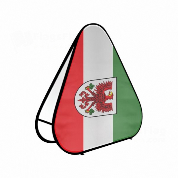 Gorzow Wielkopolski Triangle Fabric Banner Display Stands