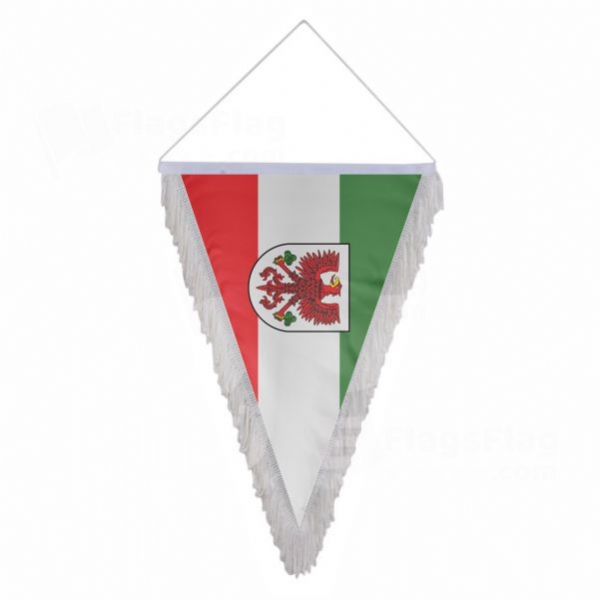 Gorzow Wielkopolski Triangle Fringed Streamers