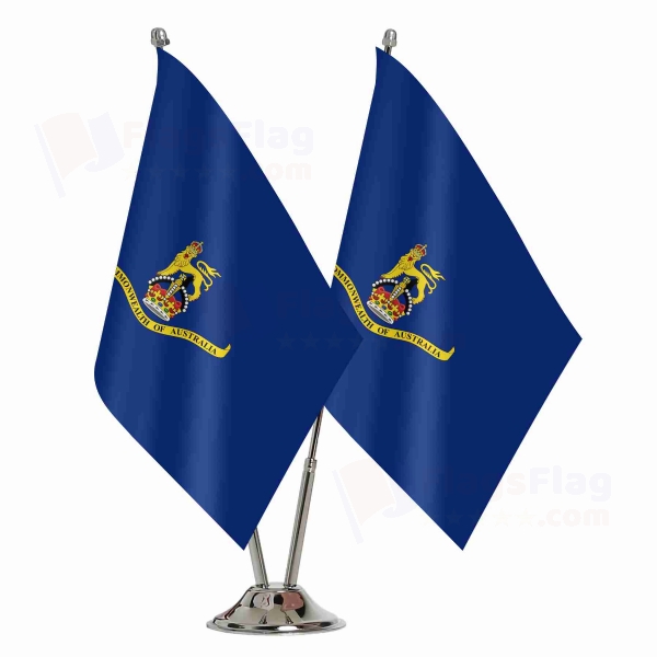 Governor General Of Australia 2 Table Flags