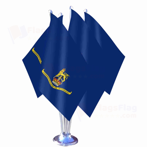 Governor General Of Australia Quadruple Table Flag