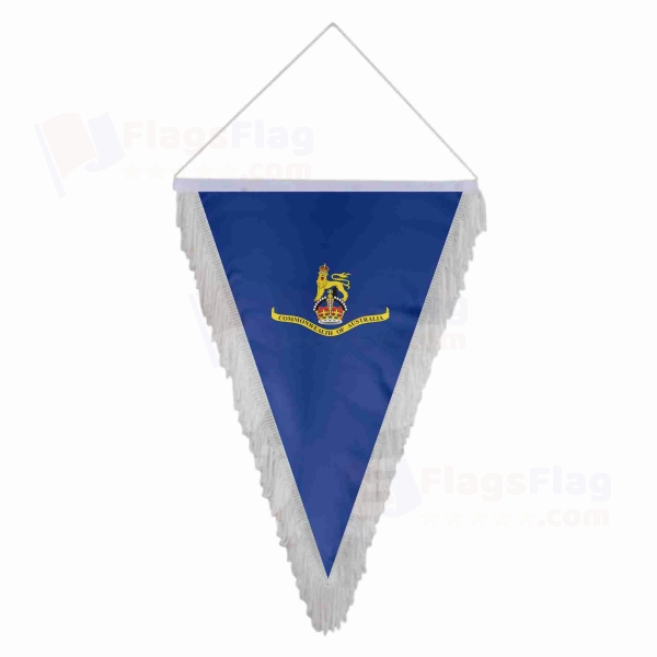 Governor General Of Australia Triangle Fringed Streamers
