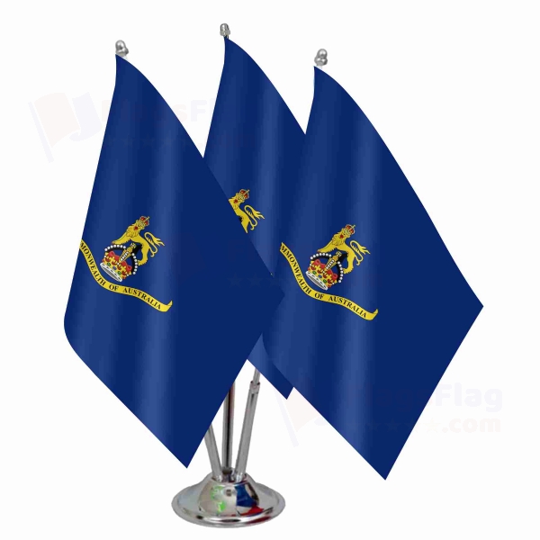 Governor General Of Australia Triple Table Flag