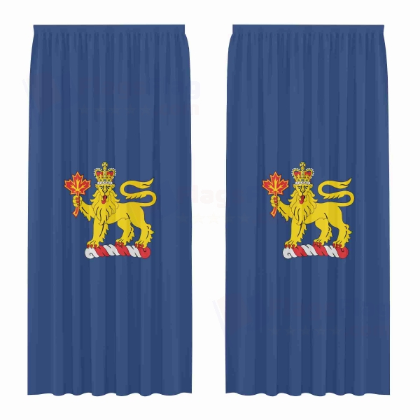 Governor General Of Canada Digital Printed Curtains