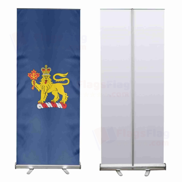 Governor General Of Canada Roll Up Banner