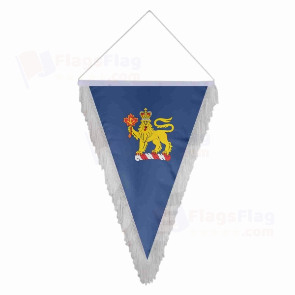 Governor General Of Canada Triangle Fringed Streamers