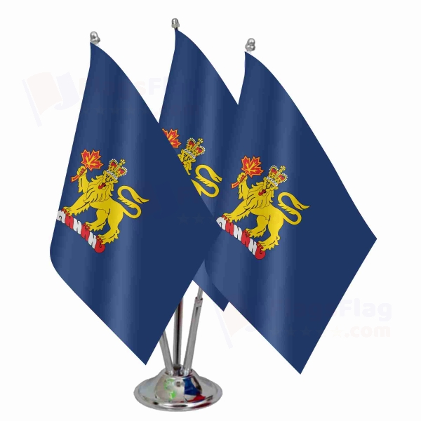 Governor General Of Canada Triple Table Flag