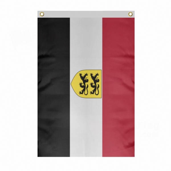 Grand Duchy Of Flandrensis Large Size Flag Hanging on Building
