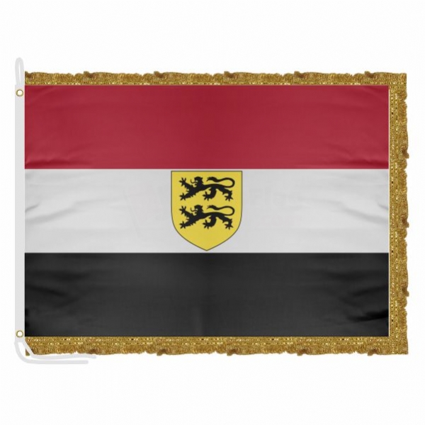Grand Duchy Of Flandrensis Satin Office Flag