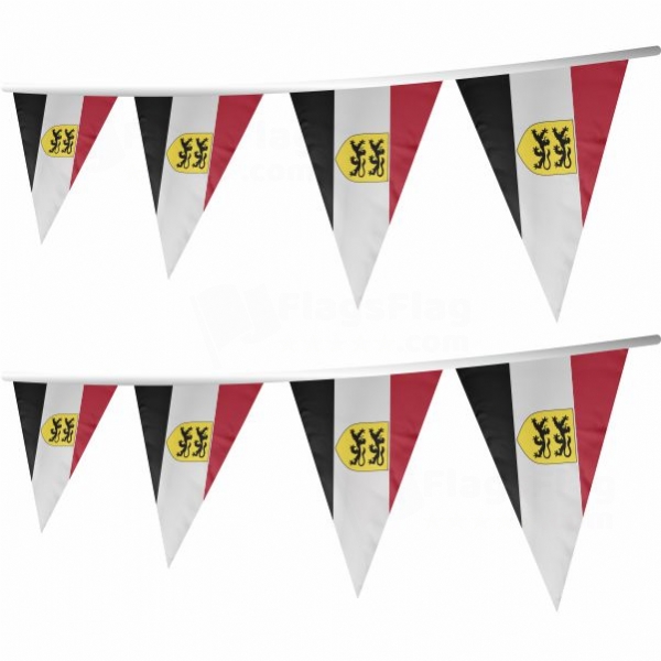 Grand Duchy Of Flandrensis Stringed Triangle Flag