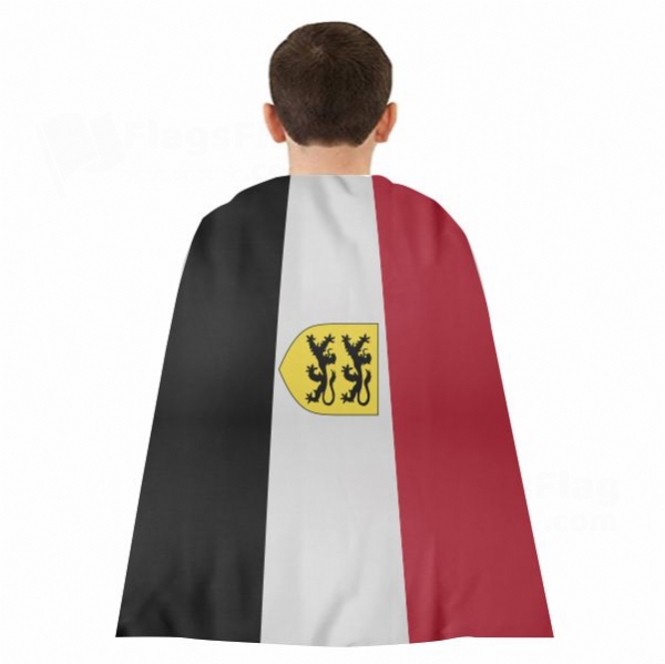 Grand Duchy Of Flandrensis Woven Fabric Cloak Digital Printing