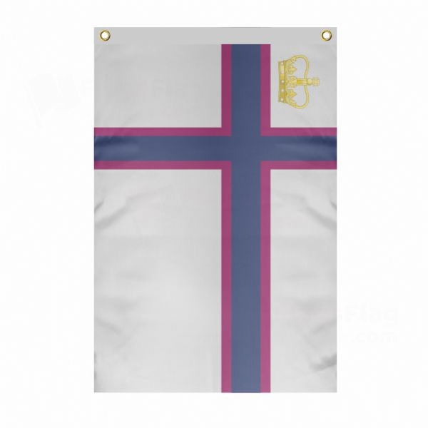 Grand Duchy Of The Lagoan Isles Large Size Flag Hanging on Building